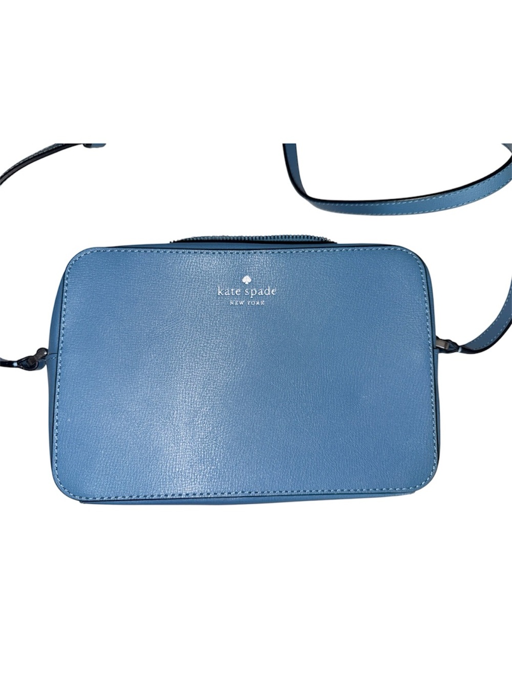 kate spade Blue Leather Crossbody Camera Bag